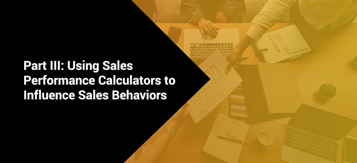 optimizing sales performance calculator
