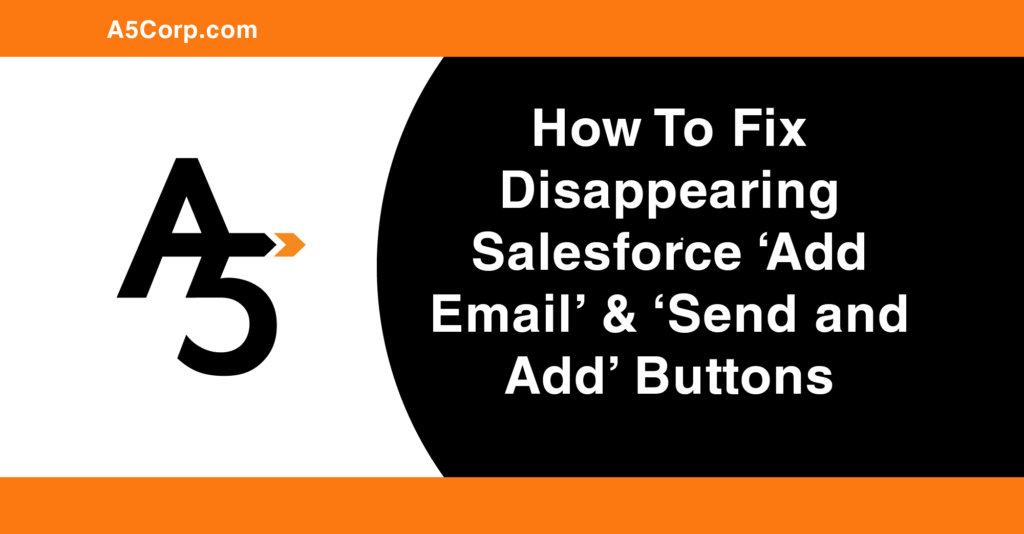 Fix disappearing salesforce add email send and add buttons