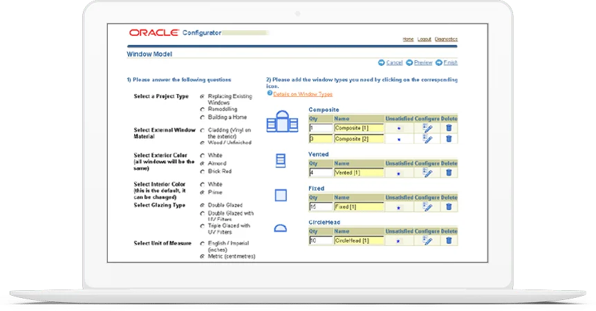 Oracle Configurator