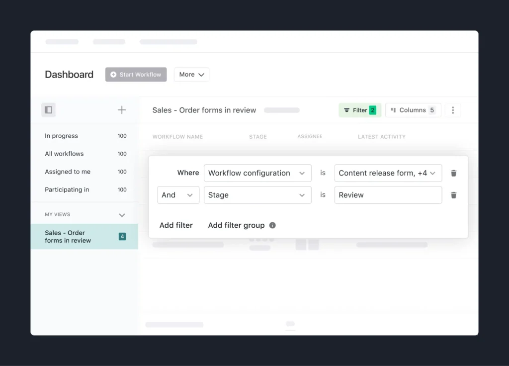 Ironclad contract lifecycle management dashboard